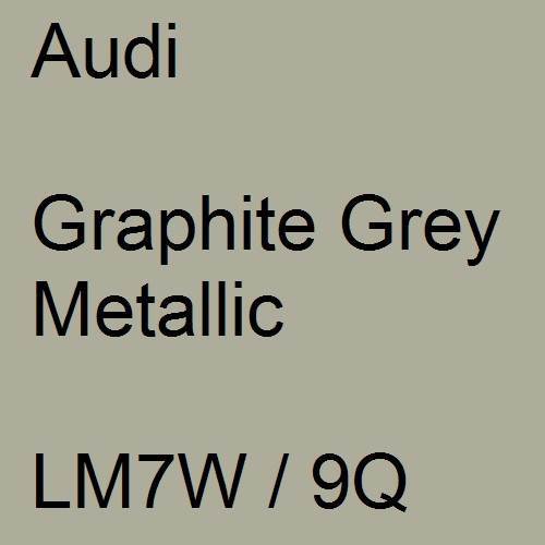 Audi, Graphite Grey Metallic, LM7W / 9Q.